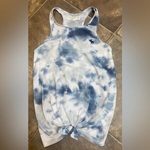 Abercrombie Kids Blue and White Tank Top